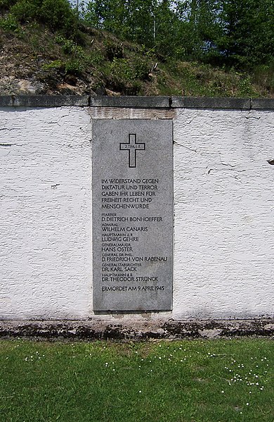 Memorial at Flossenburg.